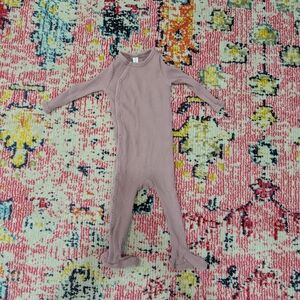 Lilette Ribbed Pink Kids One Piece